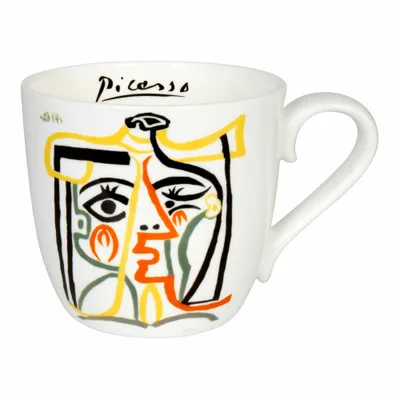 Obrázek produktu pro Könitz Hrnek Picasso - Jaqueline s kloboukem, hrnek, šálek, šálek na kávu, kostní porcelán, 450 ml, 11 2 057 2578