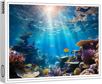 Produktbild von raxxa Premium-Puzzle "Korallenriff unter Wasser", 1000 Teile