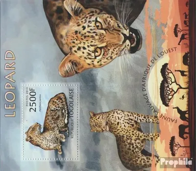 Produktbild von Briefmarken Togo 2013 Mi Block 792 (kompl. Ausgabe) postfrisch Leoparden (Panthera pardus)