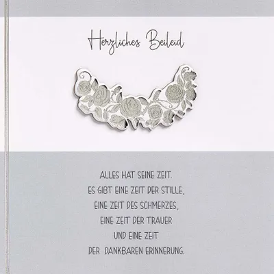 Produktbild von Trauer - Beileid - Kondolenz - FEELINGS COLLECTION Karte mit Umschlag