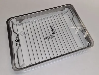 Produktbild von Ikea Koncis Ofenform mit Rost, Edelstahl 40x32 Spülmaschinenfest Backofenfest