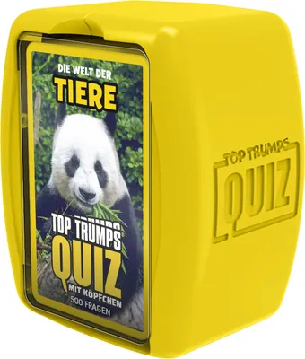 Produktbild von Top Trumps Quiz Welt der Tiere Ratespiel Wissensspiel Fragespiel Gesellschaftsspiel