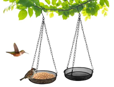 Produktbild von Solidchoice – 2 Vogelhäuser zum Aufhängen, mit Kette und Haken