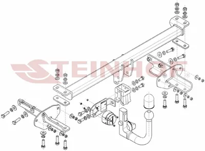 Produktbild von Z546426 Anhängerkupplung passend für FIAT Tipo 2016- abnehmbar