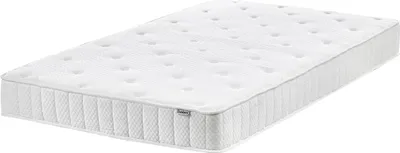 Obrázok produktu pre BELIANI Obojstranný pružinový matrac biely 120 x 200 cm Ortopedický stredný / tvrdý