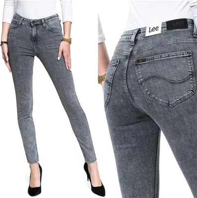 Produktbild von LEE, Damen Jeanshose, Skinny fit, SCARLETT HIGH, W24 L31, Grau, Jeans, baggyjeans, buggy