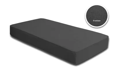 Produktbild von 2er Pack Frottee Spannbettlaken Spannbetttuch 90x200 140x200 180x200 Baumwolle, Größe:90x200 cm - 100x200 cm, Farbe:Anthrazit