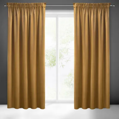 Produktbild von Eurofirany 402303, Durchscheinend, Hellbraun, Einfarbig, Polyester, Aufhängungshaken, 260 g/m²