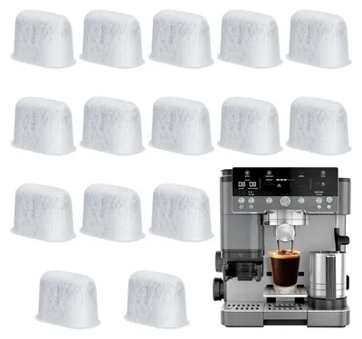 Produktbild von 18 Stück Wasserfilter für Ninja Luxe Café, Haltbare Wasserfiltereinsätze für Ninja Kaffeemaschine Zubehör (Grau)