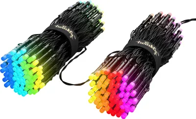 Obrázek produktu pro TWINKLY TWS250SPP-BEU Dekorativní osvětlení venkovní, řetěz, 250 RGBW LED světel, 8cm rozestup mezi LED, délka řetězu 20 m, Bluetooth, WiFi, voděodolnost IP44