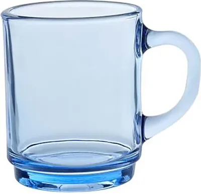 Image de Versailles - Mug en verre Bleu Marine 26 cl (Lot de 6)