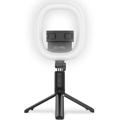 Immagine prodotto di CLICKRINGBT Luce anulare con treppiede/asta per selfie