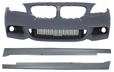 Image de Pare-chocs avant pour BMW F10 F11 5 11-14 Bas de caisse look M-Technique sans phares antibrouillard.