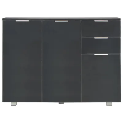 Obrázek produktu pro vidaXL Příborník ve vysokém lesku černý 107x35x80,5 cm