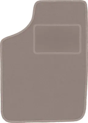 Produktbild von Fahrerfußmatte Velours beige passend für Opel Corsa A (1982-1993, Schrägheck) – mit Befestigungen – passgenau