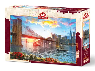 Immagine prodotto di ART PUZZLE Puzzle Sunset in New York 1000 pezzi