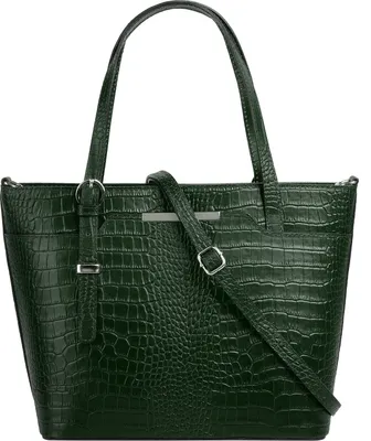 Produktbild von Cluty Handtasche Damen 021364 dunkelgrün