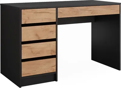 Produktbild von Schminktisch Vicco Sherry Anthrazit/Goldkraft Eiche 120 x 75 cm ohne Spiegel, Model 52021