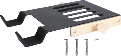 Obrázek produktu pro Nosič kol, montáž na zeď, prostorově úsporný design, černý