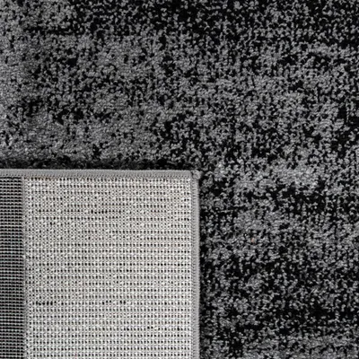 Produktbild von Teppich Grau Wohnzimmer Vintage Kurzflor Geometrisch Abstraktes Muster Grösse 60x100 cm