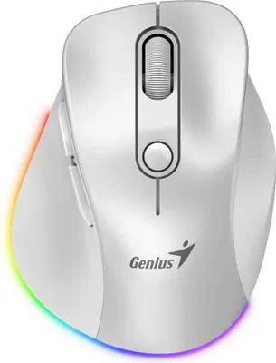Immagine prodotto di GENIUS Genius Ergo 9000S Pro/Ergonomická/Optická/Pro praváky/2 400 DPI/USB+BT/Bílá