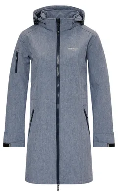 Produktbild von Nordberg Gisella - Softshell-Sommerjacke für Damen - Ozeanblau meliert - Größe S