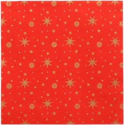 Obrázek produktu pro Papstar Vánoční stromky třívrstvé ubrousky 25 x 25 cm 50 kusů