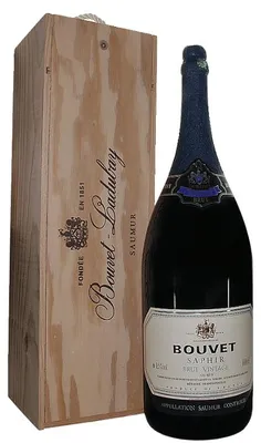 Produktbild von Crémant Saphir Saumur Brut 6,0 l Methusalem in Holzkiste - Bouvet Ladubay