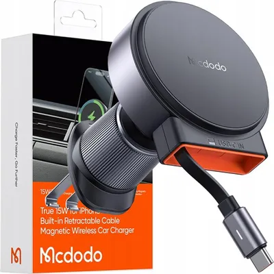Immagine prodotto di Mcdodo Supporto per telefono da auto Caricatore induttivo per Magsafe Qi2