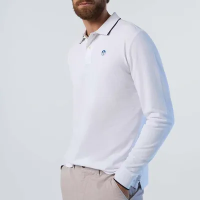 Immagine prodotto di Polos Hombre Del Marchio North Sails Del Modello Polo Long Sleeve Bianco