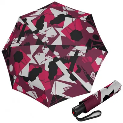Obrázek produktu pro Knirps KNIRPS A.200 EXPLORE HIBISCUS - elegantní dámský plnoautomatický deštník