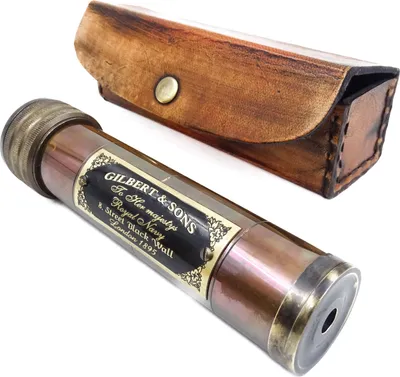 Produktbild von Vintage-Kaleidoskop im Lederetui - NC1300GF
