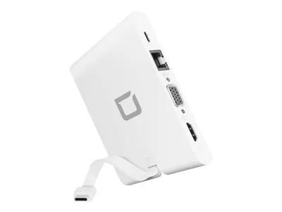 Produktbild von DICOTA USB-C Portable Docking 9-in-1 with HDMI - Dockingstation - USB-C - VGA, HDMI
