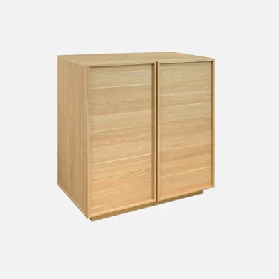 Produktbild von sweeek - Anrichte Holzlook 2 Türen 80 cm - Natur