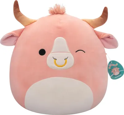 Image de Jazwares SQJW1618A ; SQCR05472 - Squishmallows Howland le taureau - 40 cm (16")