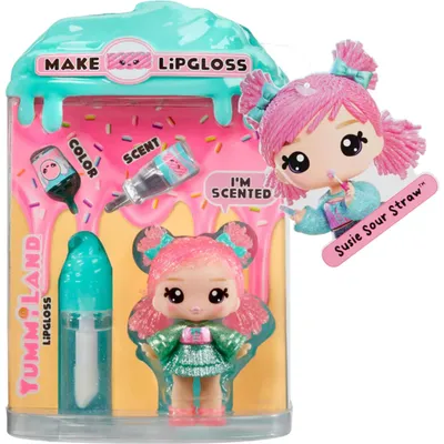 Produktbild von Yummiland Lip Gloss Doll Serie 2 - Susie Sour Straw