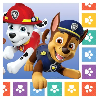 Image de Serviettes PAW Patrol, 18 pcs.