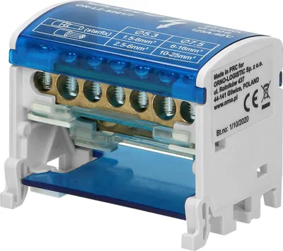 Produktbild von Orno LZ-8201/7 Block de Verteilung 2 Reihen 7 Drähte Block de Anschlussklemmen de Verteilung