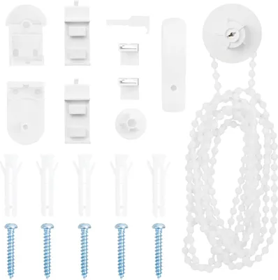 Imagen del producto de 20 piezas de herrajes para persianas enrollables de 25 mm