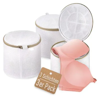 Produktbild von Ecooe BH Wäschesack Set für Waschmaschine, Wäschenetz mit Reißverschluss (3er