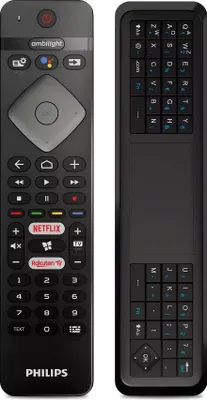 Produktbild von Original Philips TV Fernbedienung mit Tastatur & Sprachfunktion - YKF463-001