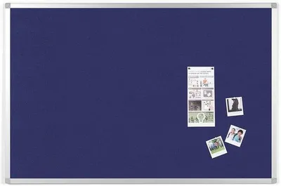 Produktbild von Famanu Memoboard Blau - Geanodisiertes Aluminium - 90x60 cm