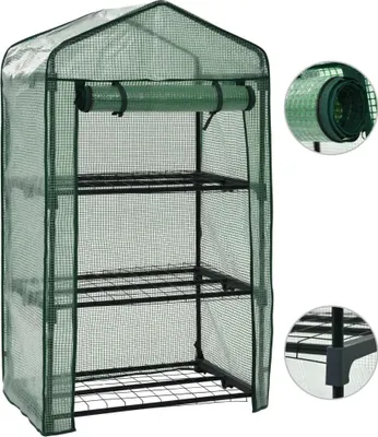 Zdjęcie produktu dla 3-poziomowa mini szklarnia, 69x49x125 cm