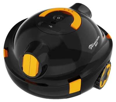 Produktbild von Poolroboter, 100 Minuten Akkulaufzeit, 180 μm Filter, schwarz