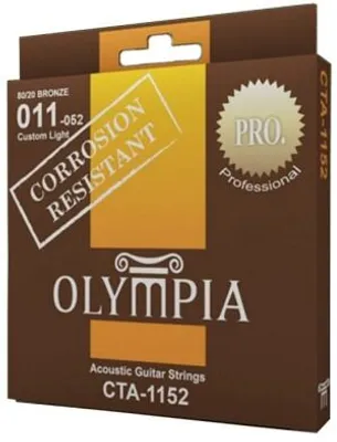 Imagen del producto de Cuerdas de metal para guitarra acústica Olympia CTA 1152