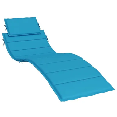 Immagine prodotto di vidaXL Cuscino per sdraio Blu 186x58x4 cm Tessuto Oxford