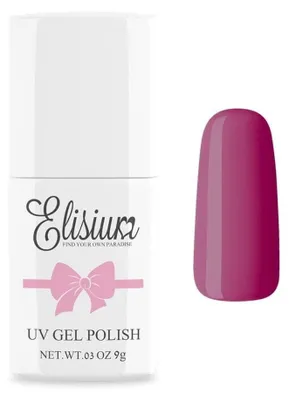 Image de Elisium UV Gel Polish - Vernis hybride pour ongles 010 Purple Cherry, 9 g