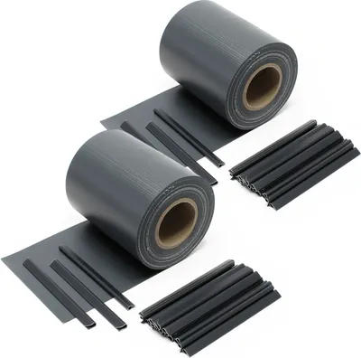 Produktbild von Pásy na ochranu soukromí, 70mx19cm antracitové PVC 650g/m², se 40 klipy, plotová fólie