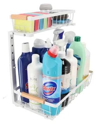 Zdjęcie produktu dla Organizer do przechowywania z 2 wysuwanymi półkami