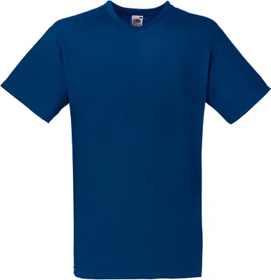 Produktbild von Fruit of the Loom - Valueweight V-Neck T - Navy - M